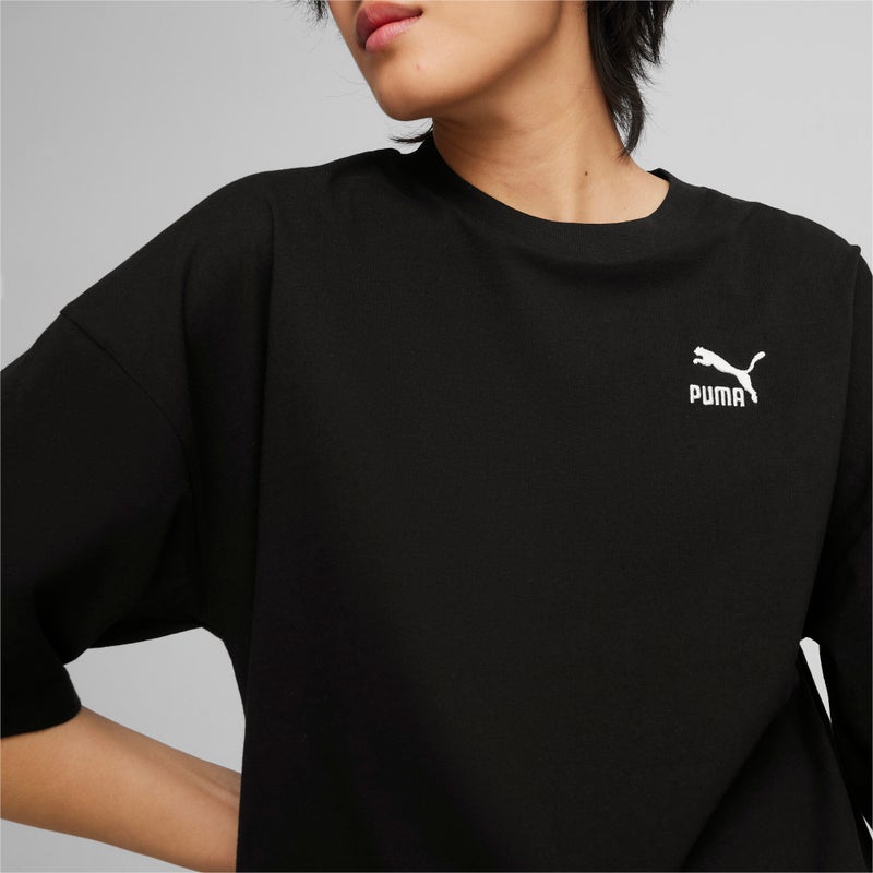 PUMA BETTER CLASSICS Womens Black T-Shirt - Image 4